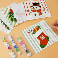 Load image into Gallery viewer, Mini Paint by Numbers Set 20x20cm (6 pieces) - Merry Traditions