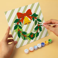 Load image into Gallery viewer, Mini Paint by Numbers Set 20x20cm (6 pieces) - Merry Traditions