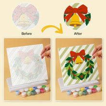 Load image into Gallery viewer, Mini Paint by Numbers Set 20x20cm (6 pieces) - Merry Traditions