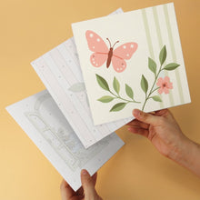 Load image into Gallery viewer, Mini Paint by Numbers Set 20x20cm (6 pieces) - Garden Whispers