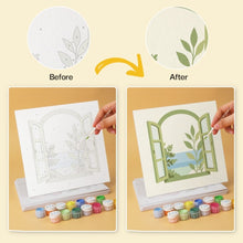 Load image into Gallery viewer, Mini Paint by Numbers Set 20x20cm (6 pieces) - Garden Whispers