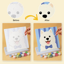 Load image into Gallery viewer, Mini Paint by Numbers Set 20x20cm (6 pieces) - Nice friends