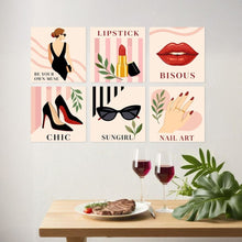 Load image into Gallery viewer, Mini Paint by Numbers Set 20x20cm (6 pieces) - Chic Essentials