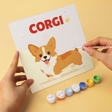 Load image into Gallery viewer, Mini Paint by Numbers Set 20x20cm (6 pieces) - Canine Classics