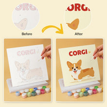 Load image into Gallery viewer, Mini Paint by Numbers Set 20x20cm (6 pieces) - Canine Classics