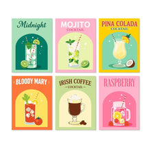 Load image into Gallery viewer, Mini Paint by Numbers Set 15x20cm (6 pieces) - Happy Hour Prints Figured'Art