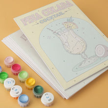 Load image into Gallery viewer, Mini Paint by Numbers Set 15x20cm (6 pieces) - Happy Hour Prints