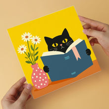 Load image into Gallery viewer, Mini Paint by Numbers Set 20x20cm (6 pieces) - Literary Cats