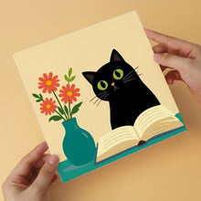 Load image into Gallery viewer, Mini Paint by Numbers Set 20x20cm (6 pieces) - Cats and Flowers