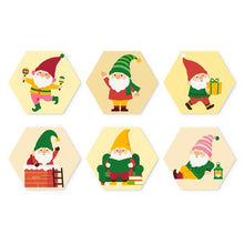 Load image into Gallery viewer, Mini Paint by Numbers Set - Hexagons (6 pieces) - Elf Squad Figured'Art