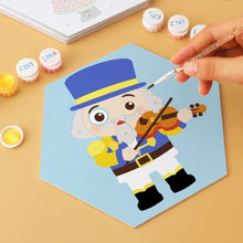Load image into Gallery viewer, Mini Paint by Numbers Set - Hexagons (6 pieces) - Merry Little Characters