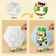 Load image into Gallery viewer, Mini Paint by Numbers Set - Hexagons (6 pieces) - Merry Little Characters