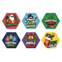Load image into Gallery viewer, Mini Paint by Numbers Set - Hexagons (6 pieces) - Christmas Mood Figured'Art