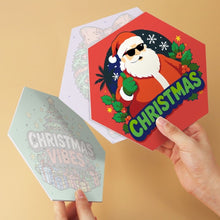 Load image into Gallery viewer, Mini Paint by Numbers Set - Hexagons (6 pieces) - Christmas Mood
