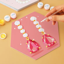 Load image into Gallery viewer, Mini Paint by Numbers Set - Hexagons (6 pieces) - Precious Gems