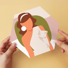 Load image into Gallery viewer, Mini Paint by Numbers Set - Hexagons (6 pieces) - Terracotta Muse