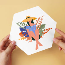 Load image into Gallery viewer, Mini Paint by Numbers Set - Hexagons (6 pieces) - Nature and Grace