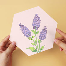 Load image into Gallery viewer, Mini Paint by Numbers Set - Hexagons (6 pieces) - Flower Set