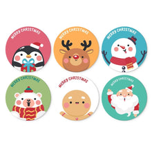 Load image into Gallery viewer, Mini Paint by Numbers Set - Discs Ø20cm (6 pieces) - Festive Whimsy Figured'Art