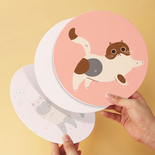 Load image into Gallery viewer, Mini Paint by Numbers Set - Discs Ø20cm (6 pieces) - The Curious Cats