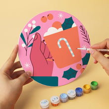 Load image into Gallery viewer, Mini Paint by Numbers Set - Discs Ø20cm (6 pieces) - Merry Little Wonders