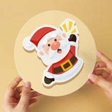 Load image into Gallery viewer, Mini Paint by Numbers Set - Discs Ø20cm (6 pieces) - Holiday Magic