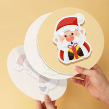 Load image into Gallery viewer, Mini Paint by Numbers Set - Discs Ø20cm (6 pieces) - Holiday Magic