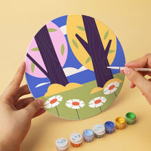 Load image into Gallery viewer, Mini Paint by Numbers Set - Discs Ø20cm (6 pieces) - Whispers of the Wild