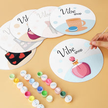 Load image into Gallery viewer, Mini Paint by Numbers Set - Discs Ø20cm (6 pieces) - Little Luxuries