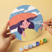 Load image into Gallery viewer, Mini Paint by Numbers Set - Discs Ø20cm (6 pieces) - Little Moments