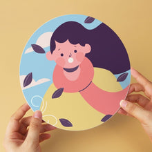 Load image into Gallery viewer, Mini Paint by Numbers Set - Discs Ø20cm (6 pieces) - Little Moments