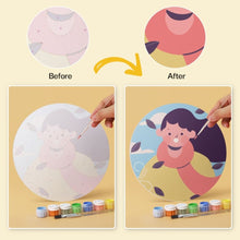 Load image into Gallery viewer, Mini Paint by Numbers Set - Discs Ø20cm (6 pieces) - Little Moments