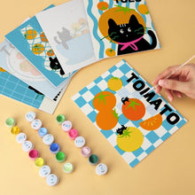 Load image into Gallery viewer, Mini Paint by Numbers Set 15x20cm (6 pieces) - Cat-o-mato Kitchen