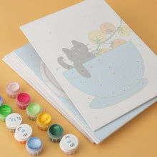 Load image into Gallery viewer, Mini Paint by Numbers Set 15x20cm (6 pieces) - Cat-o-mato Kitchen