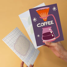 Load image into Gallery viewer, Mini Paint by Numbers Set 15x20cm (6 pieces) - Coffee Time