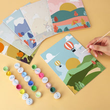 Load image into Gallery viewer, Mini Paint by Numbers Set 15x20cm (6 pieces) - Four Seasons Journey