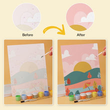 Load image into Gallery viewer, Mini Paint by Numbers Set 15x20cm (6 pieces) - Four Seasons Journey