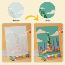 Load image into Gallery viewer, Mini Paint by Numbers Set 15x20cm (6 pieces) - World in Color