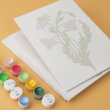 Load image into Gallery viewer, Mini Paint by Numbers Set 15x20cm (6 pieces) - Wildflower Illustrations