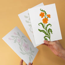 Load image into Gallery viewer, Mini Paint by Numbers Set 15x20cm (6 pieces) - Wildflower Illustrations