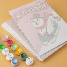 Load image into Gallery viewer, Mini Paint by Numbers Set 15x20cm (6 pieces) - Holiday Characters