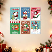 Load image into Gallery viewer, Mini Paint by Numbers Set 15x20cm (6 pieces) - Holiday Characters