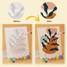 Load image into Gallery viewer, Mini Paint by Numbers Set 15x20cm (6 pieces) - Abstract Foliage