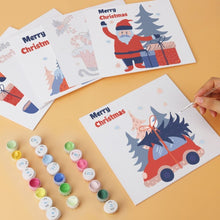 Load image into Gallery viewer, Mini Paint by Numbers Set 20x20cm (6 pieces) - Classic Holiday