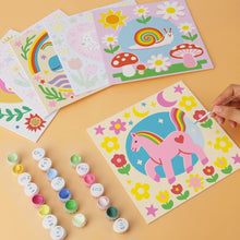 Load image into Gallery viewer, Mini Paint by Numbers Set 20x20cm (6 pieces) - Playful Folk Creatures