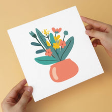 Load image into Gallery viewer, Mini Paint by Numbers Set 20x20cm (6 pieces) - Minimal Bouquets