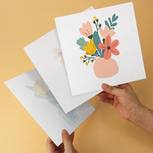 Load image into Gallery viewer, Mini Paint by Numbers Set 20x20cm (6 pieces) - Minimal Bouquets