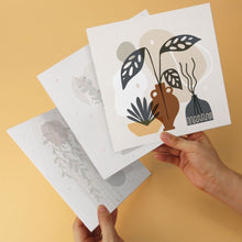 Load image into Gallery viewer, Mini Paint by Numbers Set 20x20cm (6 pieces) - Terracotta Botanicals