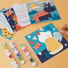 Load image into Gallery viewer, Mini Paint by Numbers Set 20x20cm (6 pieces) - British Icons