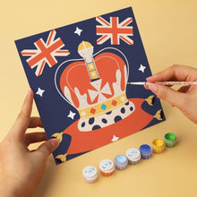 Load image into Gallery viewer, Mini Paint by Numbers Set 20x20cm (6 pieces) - British Icons